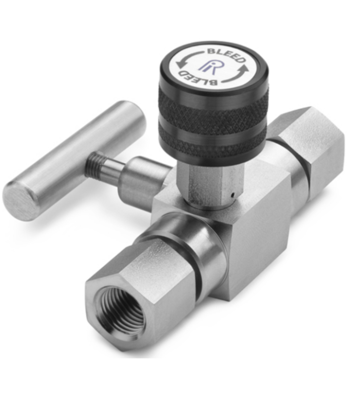 Ralston QTHA-BLS0-2F-2F Stainless Steel Block & Bleed Valve