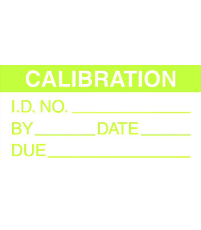 Mini Calibration Labels Light Green 5354C-LG