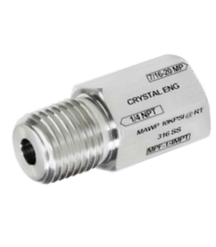 Crystal MPF-1/4MPT CPF Female x 1/4" NPT Male