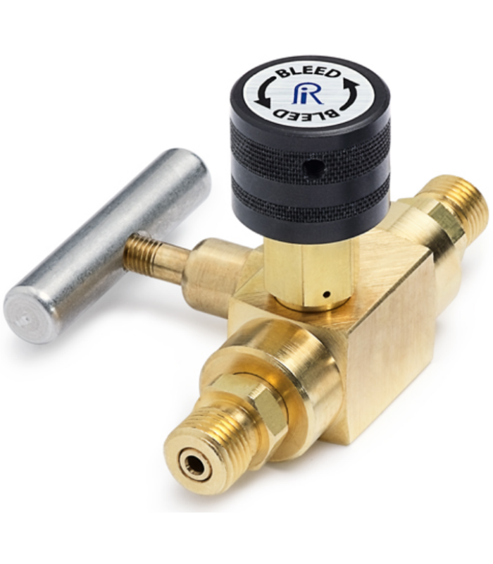 Ralston QTHA-BLB0-HH Brass Block & Bleed Valve