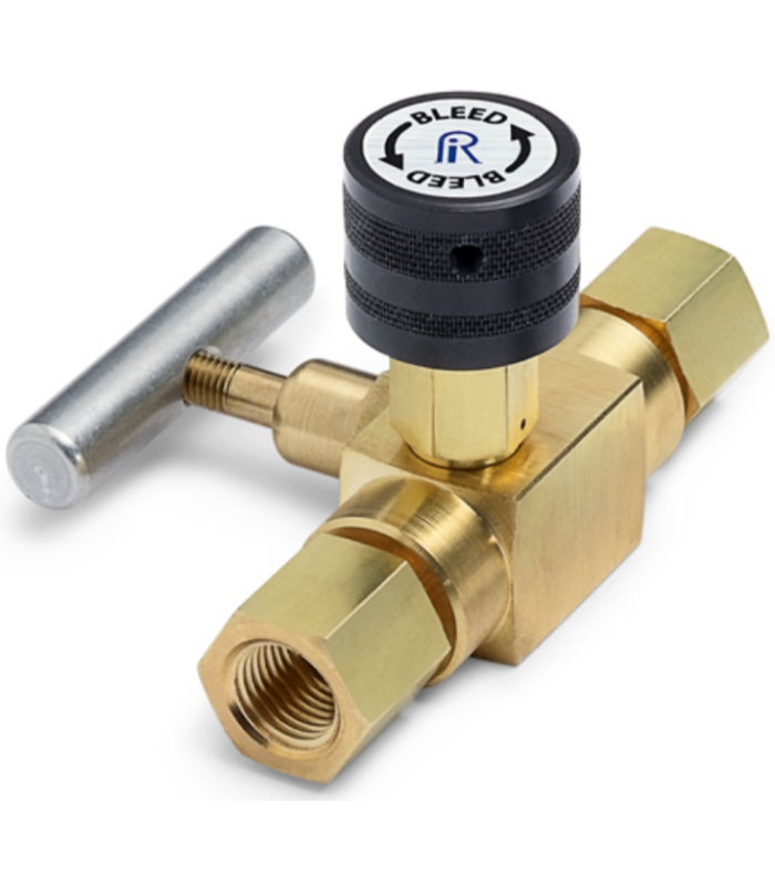 Ralston QTHA-BLB0-2F-2F Brass Block & Bleed Valve