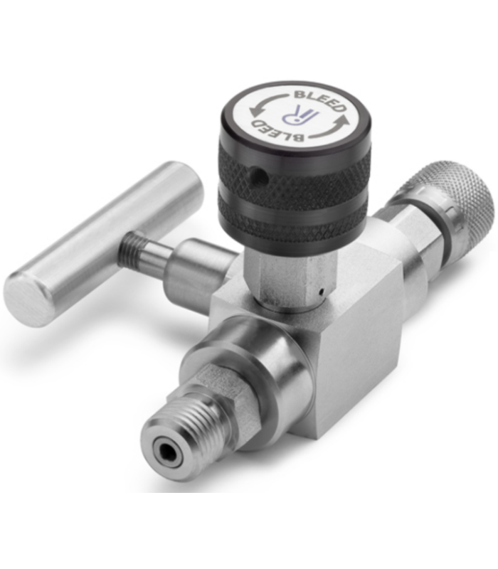 Ralston QTHA-BLS0-HC Stainless Steel Block & Bleed Valve