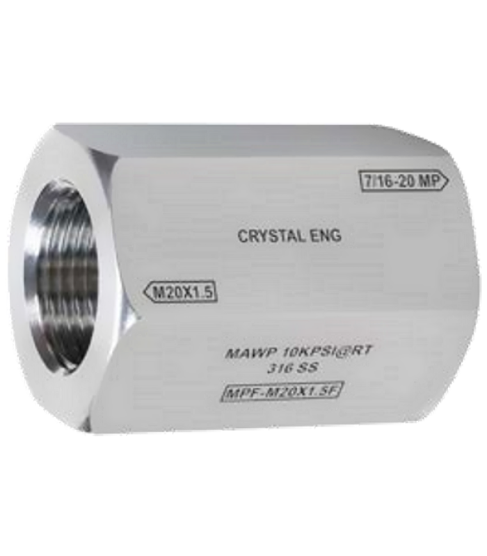 Crystal MPF-M20X1.5F CPF Female x M20X1.5mm Female