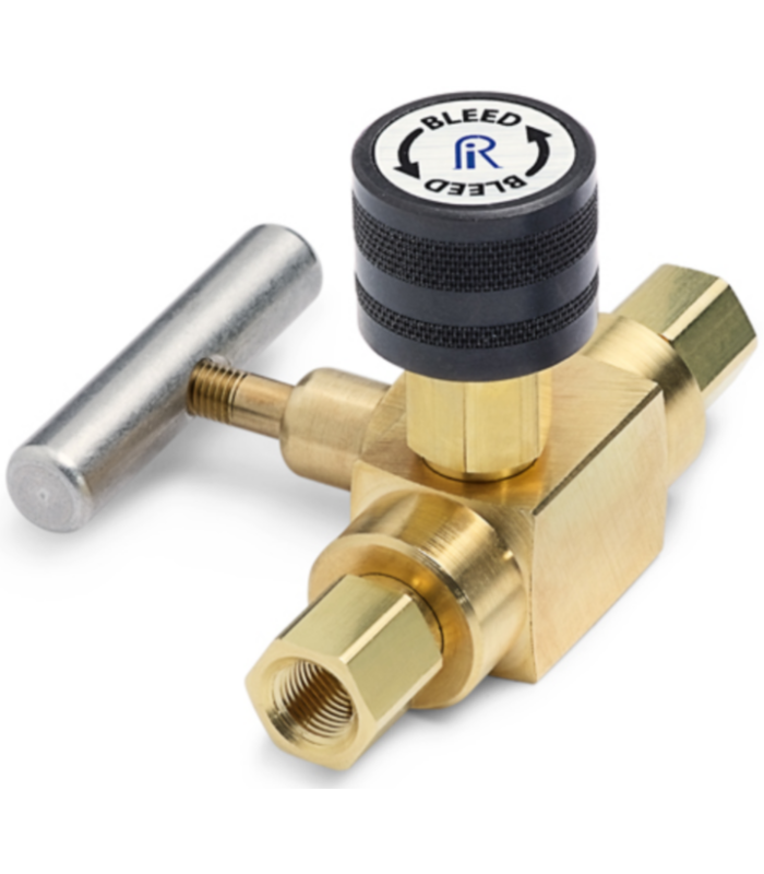 Ralston QTHA-BLB0-1F-1F Brass Block & Bleed Valve