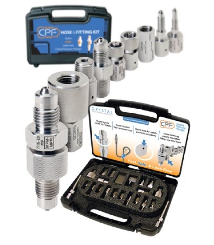 Crystal CPF x NPT Hose & Fittings Kit