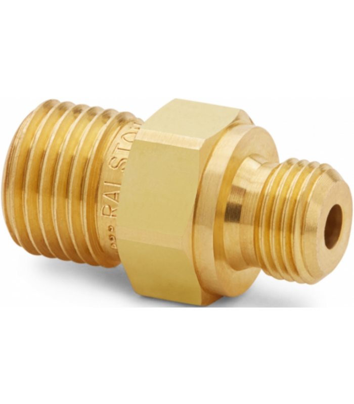 Ralston QTHA-1MB0-RS Male Quick-Test x G1/8" Male BSPP Adapter