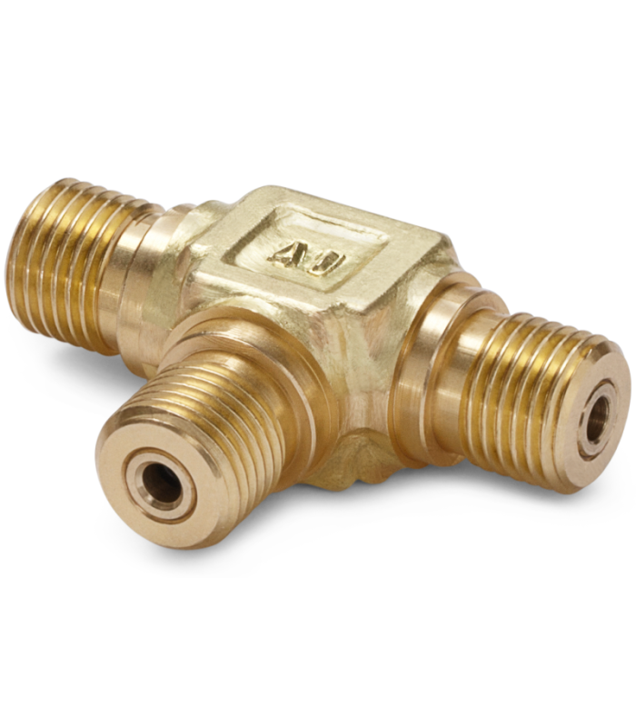 Ralston QTHA-HSTE Male Quick-Test x Male Quick-Test x Male Quick-Test Branch Tee Adapter