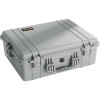 Pelican 1600 Protector Case with Foam (Silver)