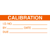 Standard Calibration Labels Orange 5353C-O