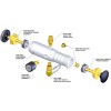 Ralston DV0V Pneumatic Vacuum Hand Pump (-23" Hg / -584mm Hg)