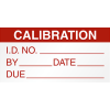 Mini Calibration Labels Red 5354C-R