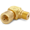 Ralston QTHA-HCBL Male Quick-Test x Female Quick-Test 90 Degree Elbow Adapter