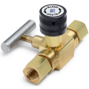 Ralston QTHA-BLB0-2F-2F Brass Block & Bleed Valve