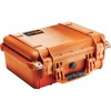 Pelican 1450 Protector Case with Foam (Orange)