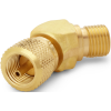Ralston QTHA-HCBL-45 Male Quick-Test x Female Quick-Test 45 Degree Elbow Adapter