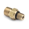 Ralston QTHA-3SB1 Male Quick-Test x 3/8"-24 Male SAE Adapter with Check Valve (Brass)