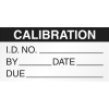 Mini Calibration Labels Black 5354C-B