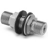 Ralston QTHA-HHSB Male Quick-Test x Male Quick-Test Bulkhead Union (Stainless Steel)