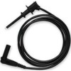 Pomona 6244-48-0 Black 48" Banana Plug to Mini-Grabber Test Lead