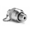 Ralston QTFT-4MS0-QD QTM to 1/2in MNPT Quick-Connect Fitting with Cap and Chain