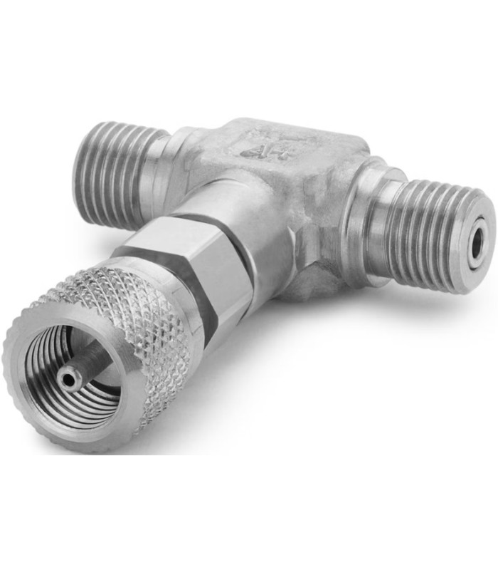 Ralston QTHA-HHCS Male Quick-Test x Male Quick-Test x Female Quick-Test Branch Tee Adapter