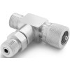 Ralston QTHA-HCHS Male Quick-Test x Female Quick-Test x Male Quick-Test Branch Tee Adapter