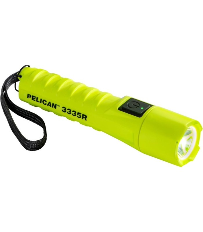 Pelican 3335R Intrinsically Safe Rechargeable LED Torch (Yellow)