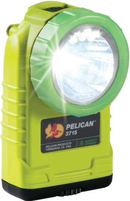 Plean Torch Pelican 3715PL Photoluminescent Right Angle LED Torch - Transtek
