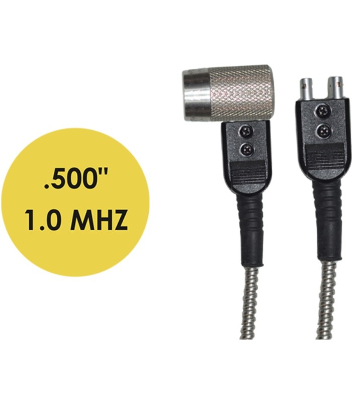 Dakota Ultrasonic Dual Element Transducer (1/2in, 1MHz, Armoured Cable)