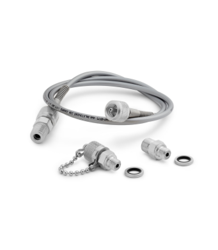 QTHA-KIT34-SS BSPP to Quick-test low pressure hand pump conversion kit, stainless steel