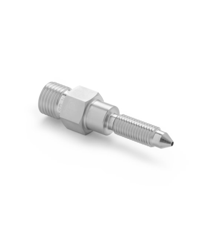 Ralston QTHA-FRS0-SN 5/16"-24 UNF (short threads) x male Quick-test, no check-valve, S.S.