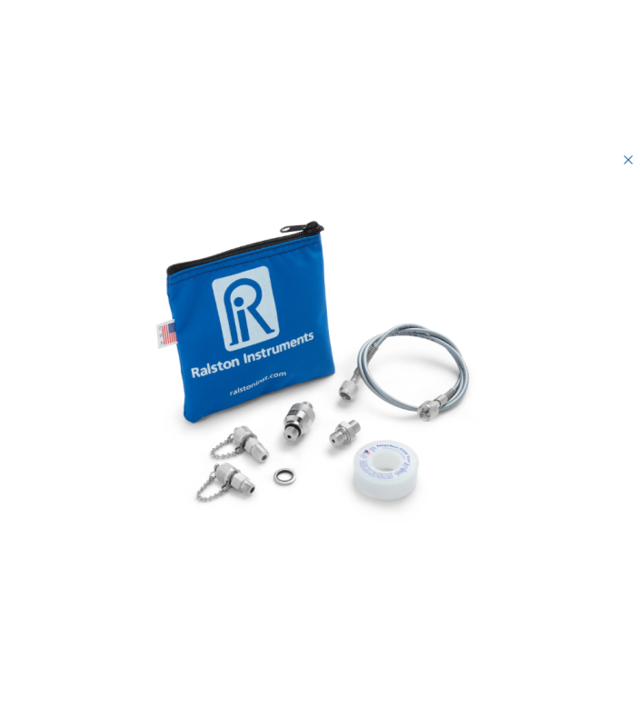 Ralston QTHA-KIT38-SS Premium Transmitter Test Hose Kit, Stainless steel adapters
