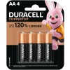 Duracell AA Alkaline Batteries (Copppertop) 4 Pack
