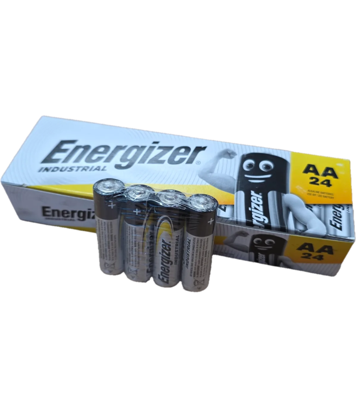 Energizer Industrial AA 1.5V Alkaline Batteries (EN91) 4 Pack