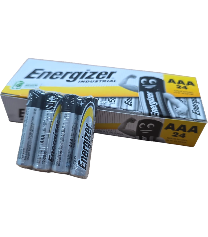 Energizer Industrial AAA 1.5V Alkaline Batteries (EN92) 4 Pack