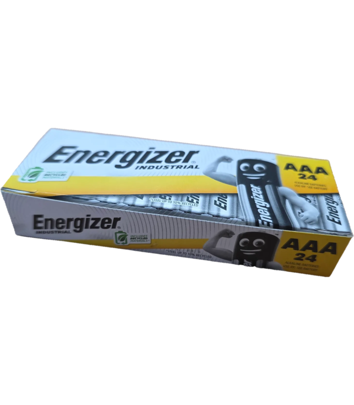 Energizer Industrial AAA 1.5V Alkaline Batteries (EN92) 24 Pack