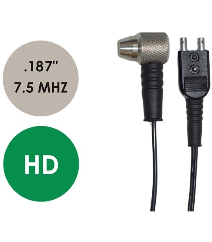 Dakota T-101-3700 Ultrasonic Dual Element ThruPaint Thickness Transducer (3/16in, 7.5MHz)