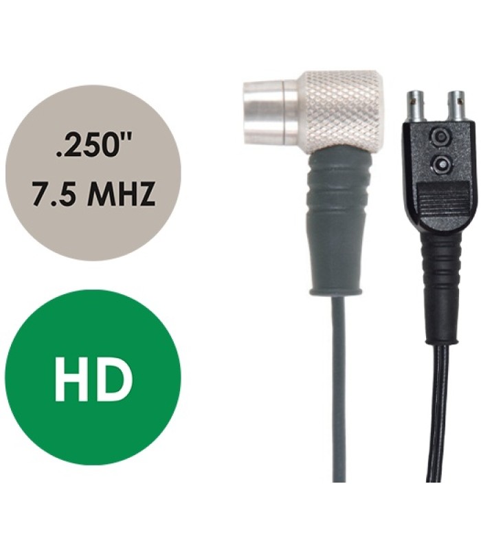 Dakota T-102-3700 Ultrasonic Dual Element ThruPaint Thickness Transducer (1/4in, 7.5MHz)
