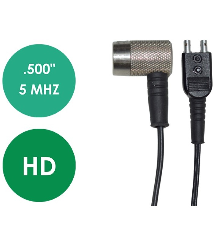 Dakota T-104-2700 Ultrasonic Dual Element ThruPaint Thickness Transducer (1/2in, 5MHz)