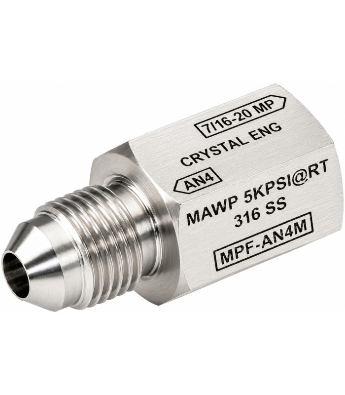 Crystal MPF-AN4M CPF Female x AN4 37 Degree Male Fitting