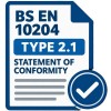 BS EN10204 Type 2.1 Statement of Conformity