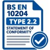 BS EN10204 Type 2.2 Statement of Conformity