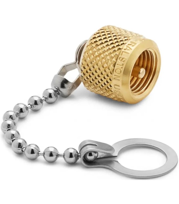 Ralston QTFT-CAPB Female Quick-Test Cap & Chain Fitting