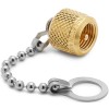 Ralston QTFT-CAPB Female Quick-Test Cap & Chain Fitting